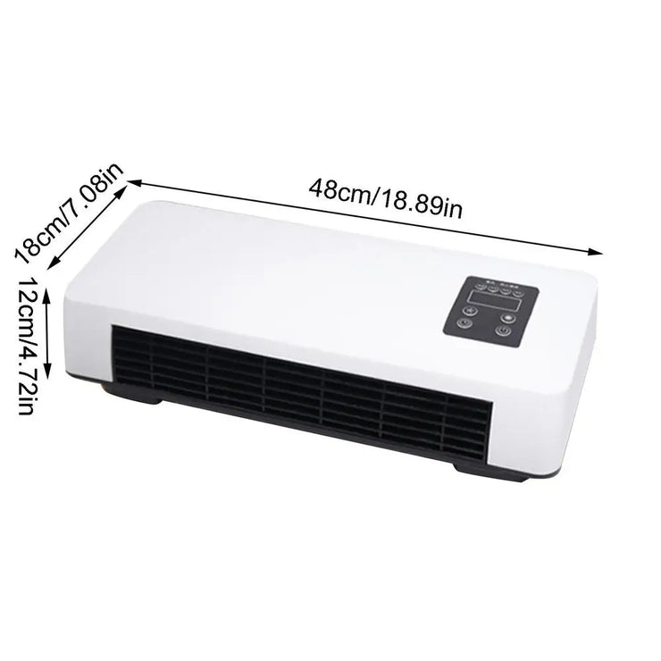 Climatiseur Mural Portable Mini Froid & Chaleur avec Télécommande