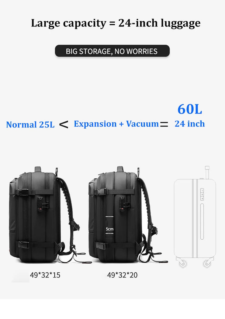 Sac à Dos Homme 17 Ordinateur & Voyage