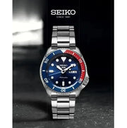 Seiko 5 Sports Montre Automatique Originale, Acier Inoxydable, Étanche