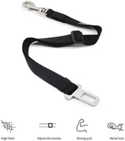 Ceinture de Sécurité Réglable pour Chien et Chat Voiture