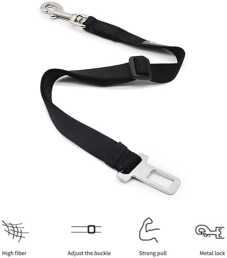 Ceinture de Sécurité Voiture pour Chien et Chat Réglable