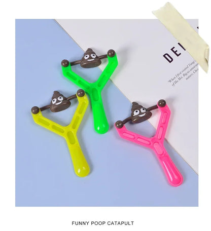12PC Funny Poo Launcher Tricky Slingshot Children Toys Kids Birthday Party Gifts Wedding Gifts For Guests Christmas Party Favors. 12PC Funny Poo Launcher Tricky Slingshot Children Toys Kids Birthday Party Cadeaux de mariage pour les invités Fête de Noël