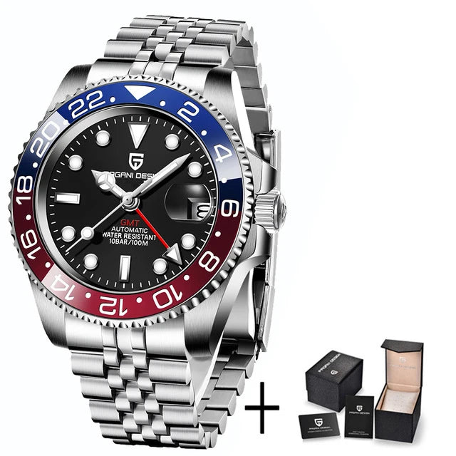 Montre Homme PAGANI DESIGN GMT Automatique 40mm Céramique