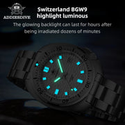 Montre Homme Automatique ADDIESDIVE NH35A Acier Inoxydable