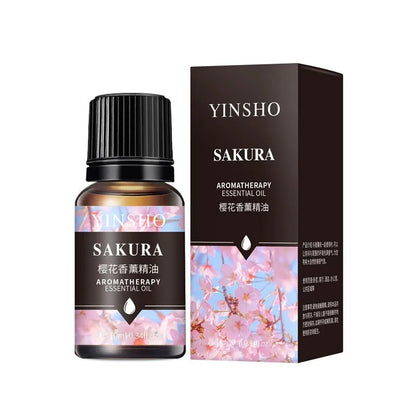 17 Flavors 10ml Essential Oils For Aroma Diffuser AirHumidifier Home Water-soluble Lavender Rose Eucalyptus  White Peach Oolong  17 Saveurs 10ml Huiles essentielles pour diffuseur d'arôme AirHumidifier Home Lavande soluble Rose Eucalyptus White Peach Oolo