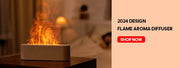 Kinscoter Aroma Diffuser Air Humidifier Ultrasonic Cool Mist Maker Fogger Led Essential Oil Flame Lamp Difusor.Kinscoter Aroma Diffuser Humidificateur d' air Ultrasonic Cool Mist Maker Fogger Fogger Lamp Lamp Difusor.