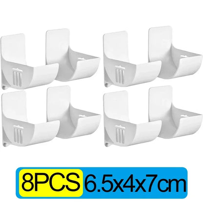 2/8pcs Trash Bags Shelf Holder Wall Mounted Plastic Bag Film Container DispenserGarbage Bag Storage Box Organizer For Kitchen.20/2pcs Trash Bags porte-étagère mur Monté film plastique film de poche Dispenser Dispenser Dispanage Bag Stockage Box Organisat