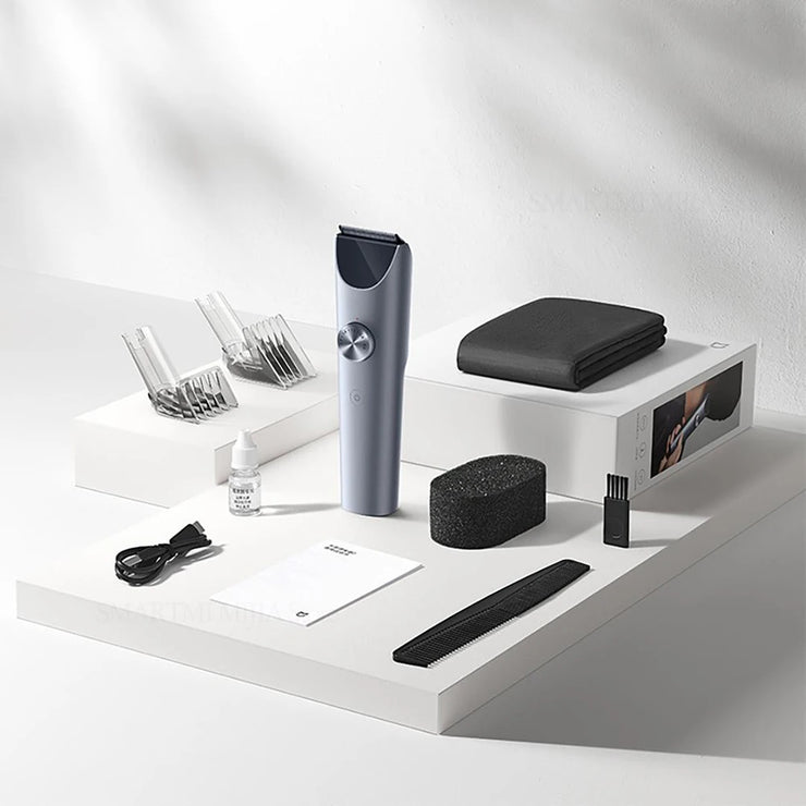 XIAOMI MIJIA Hair Clipper 2 Cutting Machine Trimmer Professional Clippers Titanium Alloy Blade Rechargeable Barber Shaver Cutter.XIAOMI MIJIA Hair Clipper 2 Couper Machine Clippers Professionnels Lame en alliage Titanium Rechargeable Barber Cutter.