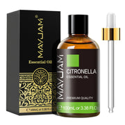 MAYJAM 1PCS 100ML Essential Oil with Dropper Sandalwood Lavender Eucalyptus Vanilla Aroma Oil For Humidifier Scent Candle Burner huile essentielle MAYJAM 1PCS 100ML avec huile de chandelier de lavande églucalyptus huile de vanille pour humidificateur brûl