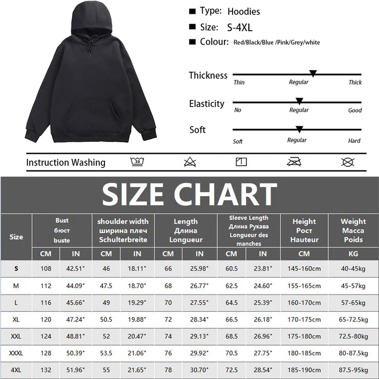 Sweat à Capuche Homme Mode Décontracté Couleur Unie