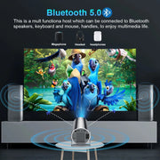 DITONG HY300 Plus HD Projector portatil 4K 1280x720P Android  LED Video Home Theater Cinema Phone mini Proyector Movie HY300 pro.DITONG HY300 Plus Projeteur HD portatil 4K 1280x720P Android LED Vidéo Home cinéma cinéma Mini Téléphone Proyector Movie HY300