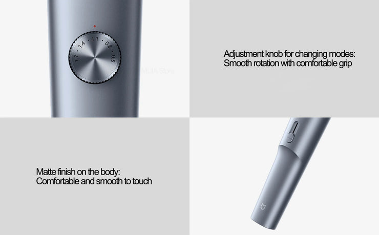 XIAOMI MIJIA Hair Clipper 2 Cutting Machine Trimmer Professional Clippers Titanium Alloy Blade Rechargeable Barber Shaver Cutter.XIAOMI MIJIA Hair Clipper 2 Couper Machine Clippers Professionnels Lame en alliage Titanium Rechargeable Barber Cutter.