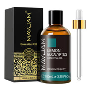 MAYJAM 1PCS 100ML Essential Oil with Dropper Sandalwood Lavender Eucalyptus Vanilla Aroma Oil For Humidifier Scent Candle Burner huile essentielle MAYJAM 1PCS 100ML avec huile de chandelier de lavande églucalyptus huile de vanille pour humidificateur brûl