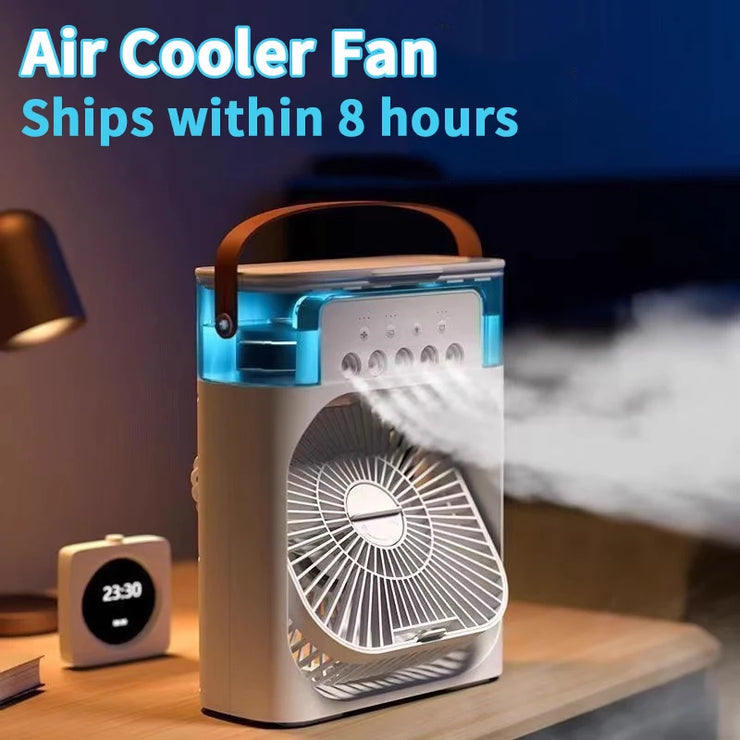 Climatiseur Mini 3en1 Ventilateur Rafraîchisseur Humidificateur LED
