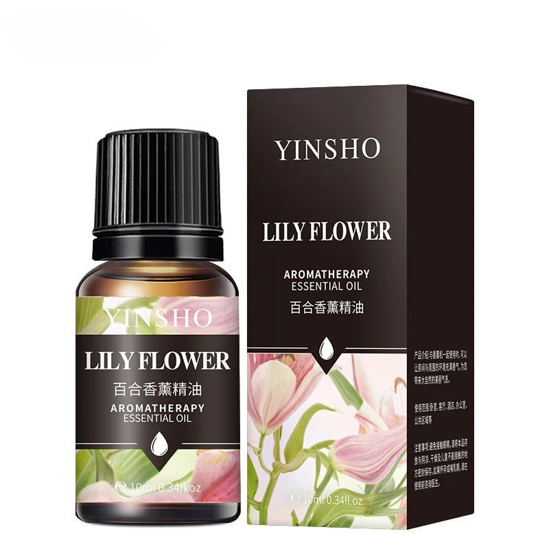 17 Flavors 10ml Essential Oils For Aroma Diffuser AirHumidifier Home Water-soluble Lavender Rose Eucalyptus  White Peach Oolong  17 Saveurs 10ml Huiles essentielles pour diffuseur d'arôme AirHumidifier Home Lavande soluble Rose Eucalyptus White Peach Oolo
