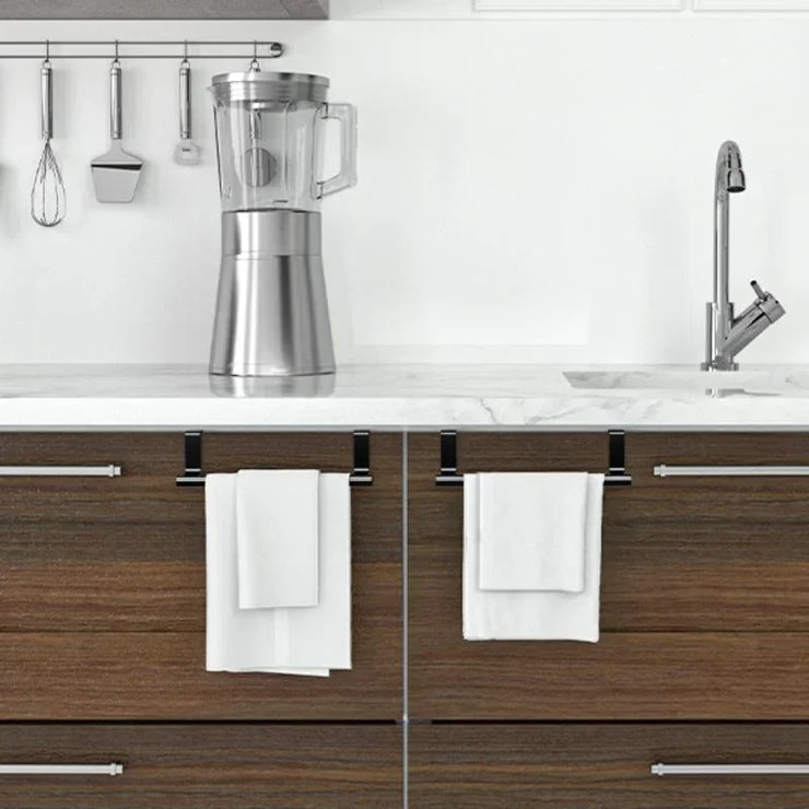 Towel Rod Steel Metal Wire Over Cabinet Towel Rack Storage Organizer Bathroom Door Hanging Towel Rack Punch-free Rag Hanger.Towel Rod Steel Metal Wire Over Cabinet Towel Rack Storage Organisateur Salle de bain porte porte pendaison torchon Rag Hanger.
