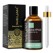 MAYJAM 1PCS 100ML Essential Oil with Dropper Sandalwood Lavender Eucalyptus Vanilla Aroma Oil For Humidifier Scent Candle Burner huile essentielle MAYJAM 1PCS 100ML avec huile de chandelier de lavande églucalyptus huile de vanille pour humidificateur brûl