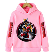 Deadpool & Wolverine Children Hoodies Girl Boy Kids Pullover Autumn Winter Clothing Cartoons Casual Clothes Kid Tops Sweatshirts