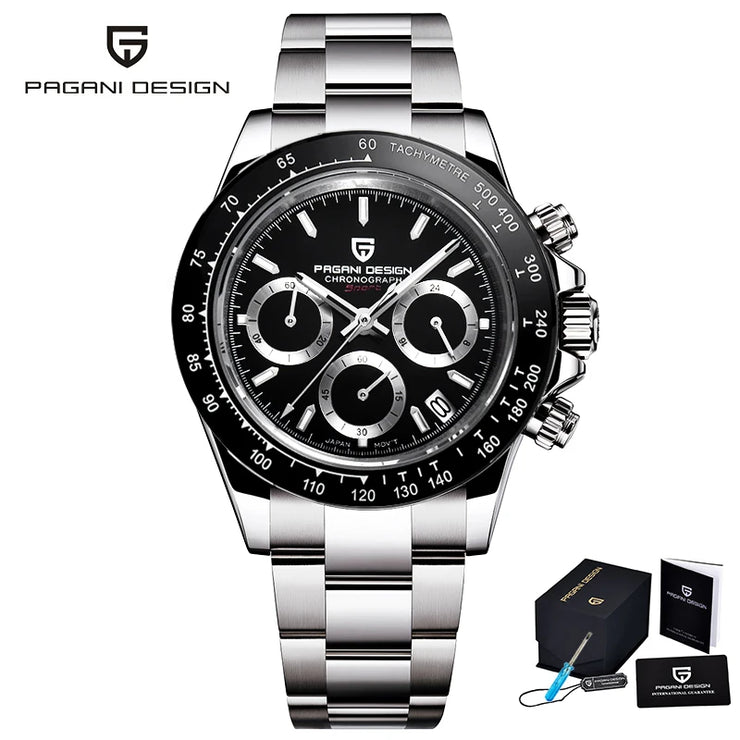 Montre Homme Quartz PAGANI DESIGN 2024 Chronographe Luxe