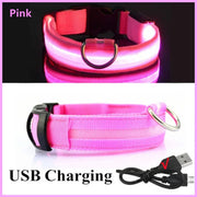 Collier Lumineux LED Chien Réglable Anti-Perte Nuit