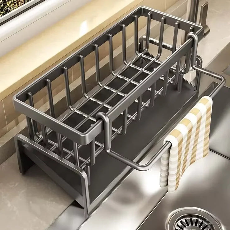Rack Divine Utensil Sink Storage Rac Égouttoir de cuisine en forme de tête de dragon, support de rangement pour éponge, chiffon à vaisselle, ustensile divin, évier