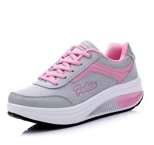 Baskets Femme Plateforme Mocassins Décontractés Grande Taille
