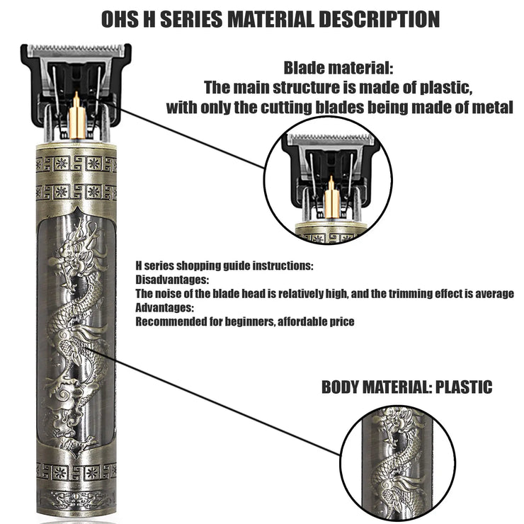 T9 Cordless Electric Hairber Shaver Hair Trimer Home Appliances Travel Barber Razors Shaving Machine for Men Trimmer Man.T9 Coiffure électrique sans fil Cointe-cheveux Découpeur à domicile Éliances de voyage Barber Razors Machine à raser pour hommes.