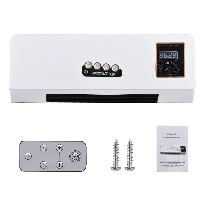 Climatiseur Portable 2en1 Chauffage & Refroidissement avec Télécommande