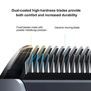 Xiaomi Mijia Hair Clipper 2 Hair Trimmer Professional Beard Cut Machine IPX7 Waterproof Wireless Haircut Machine Mijia Clipper 2.Xiaomi Mijia Hair Clipper 2 Coupe de barbe professionnelle coupe-cheveux IPX7 Machine coupe-cheveux sans fil imperméable Mijia