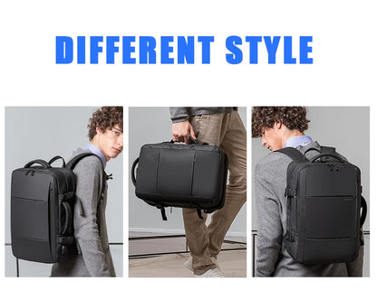 BANGE Travel Backpack Men Business Backpack School Expandable USB Bag Large Capacity 17.3 Laptop Waterproof Fashion Backpack.BANGE Travel Backpack Hommes Backpack School Sac USB Expansible Grande capacité 17,3 Laptop Waterproof Fashion Backpack.