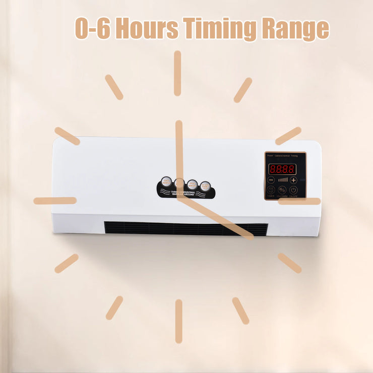 Climatiseur Chauffage Portable 2-en-1 Froid & Chaud avec Télécommande