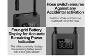 Xiaomi Mijia Portable Air Compressor 2/2D Digital Tire Inflator Electric Air Pump With LED Lamp for Car Motorcycles Bicycles. Xiaomi Mijia Portable Air Compressor 2/2D Digital Tire Inflator Pompe à air électrique avec lampe LED pour motos.