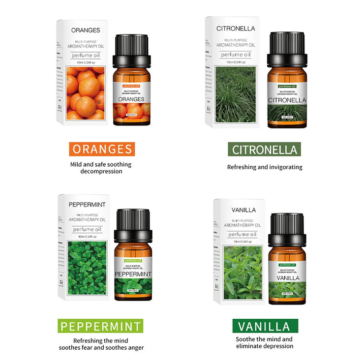 Essential Oil Water Soluble for Aromatherapy Diffuser Humidifier Room Fresheners Stress Relief Rose Lily Lavender Freesia 10ml.Huile essentielle Huile Soluble pour Aromathérapie Diffuser Humidifier Room Fresheners Stress Relief Rose Lily Lavender Freesia