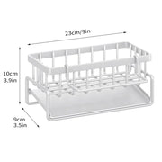 Kitchen Sink Drain Rack Organizer Sponge Storage Faucet Holder Soap Drainer Dishcloth Towel Rack Kitchen Sink Organizer. Organisateur de rangement d'éponge .