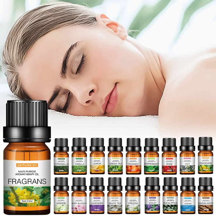 Essential Oil Water Soluble for Aromatherapy Diffuser Humidifier Room Fresheners Stress Relief Rose Lily Lavender Freesia 10ml.Huile essentielle Huile Soluble pour Aromathérapie Diffuser Humidifier Room Fresheners Stress Relief Rose Lily Lavender Freesia