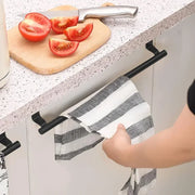 Towel Rod Steel Metal Wire Over Cabinet Towel Rack Storage Organizer Bathroom Door Hanging Towel Rack Punch-free Rag Hanger.Towel Rod Steel Metal Wire Over Cabinet Towel Rack Storage Organisateur Salle de bain porte porte pendaison torchon Rag Hanger.