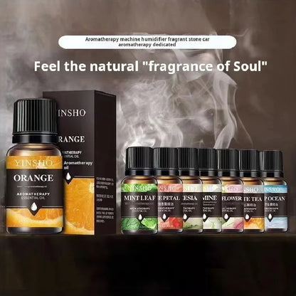 17 Flavors 10ml Essential Oils For Aroma Diffuser AirHumidifier Home Water-soluble Lavender Rose Eucalyptus  White Peach Oolong  17 Saveurs 10ml Huiles essentielles pour diffuseur d'arôme AirHumidifier Home Lavande soluble Rose Eucalyptus White Peach Oolo