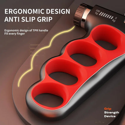 5-100kg Grip Strength Gym Wrist Expander Hand Strengthener Adjustable Muscle Recovery Fitness Hand Strength Exercise.5-100kg Force Gym Wrist Expander Renforceur de main Récupération musculaire réglable Fitness Exercice de force de main.