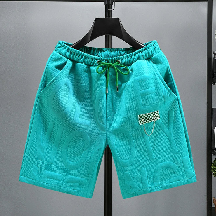 Short Homme Tricoté Confortable Taille Élastique Mode Été