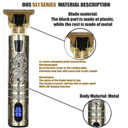 T9 Cordless Electric Hairber Shaver Hair Trimer Home Appliances Travel Barber Razors Shaving Machine for Men Trimmer Man.T9 Coiffure électrique sans fil Cointe-cheveux Découpeur à domicile Éliances de voyage Barber Razors Machine à raser pour hommes.