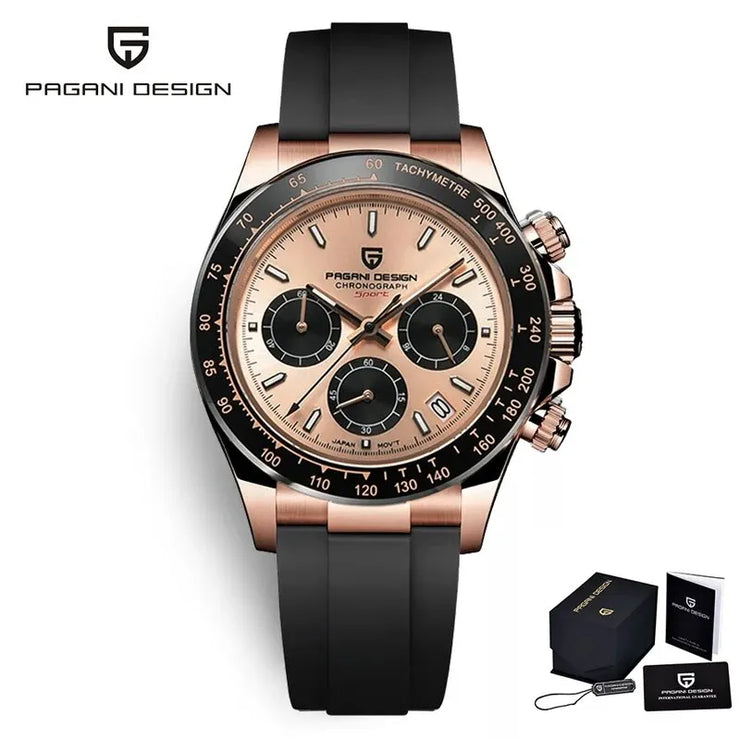 Montre Homme Quartz PAGANI DESIGN 2024 Chronographe Luxe