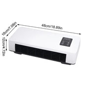 Climatiseur Mural Portable Mini Froid & Chaleur avec Télécommande