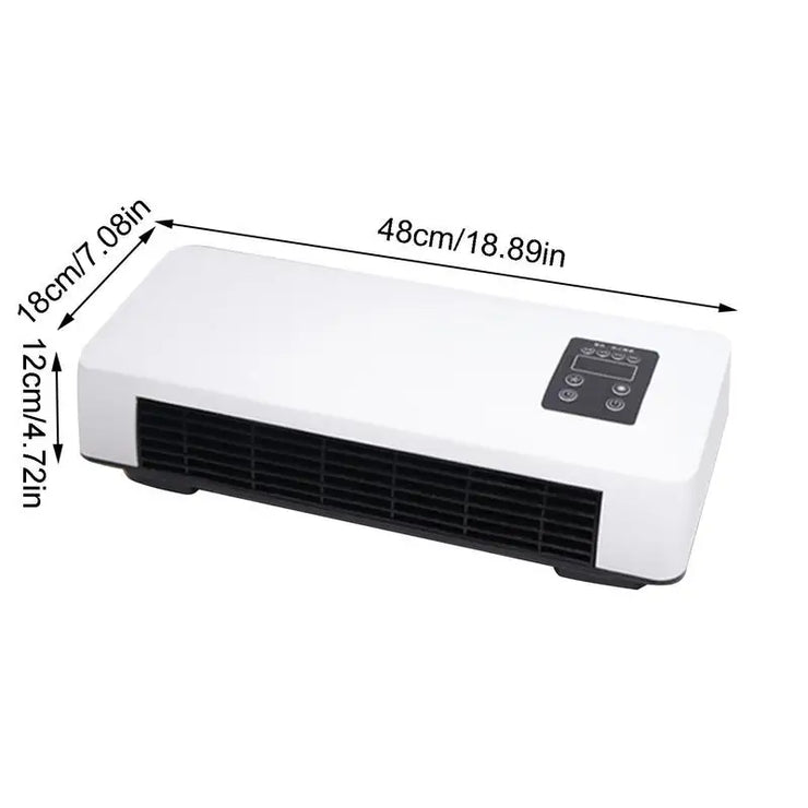Climatiseur Mural Portable Mini Froid & Chaleur avec Télécommande