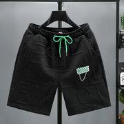 Short Homme Tricoté Confortable Taille Élastique Mode Été