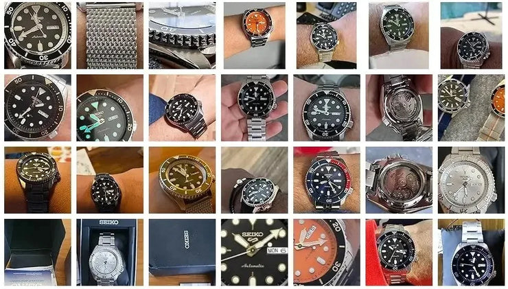 Seiko 5 Sports Montre Automatique Originale, Acier Inoxydable, Étanche