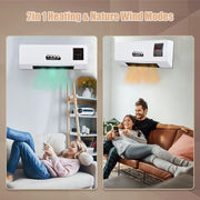 Climatiseur Chauffage Portable 2-en-1 Froid & Chaud avec Télécommande