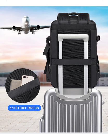 BANGE Travel Backpack Men Business Backpack School Expandable USB Bag Large Capacity 17.3 Laptop Waterproof Fashion Backpack.BANGE Travel Backpack Hommes Backpack School Sac USB Expansible Grande capacité 17,3 Laptop Waterproof Fashion Backpack.