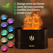 Kinscoter Aroma Diffuser Air Humidifier Ultrasonic Cool Mist Maker Fogger Led Essential Oil Flame Lamp Difusor.Kinscoter Aroma Diffuser Humidificateur d' air Ultrasonic Cool Mist Maker Fogger Fogger Lamp Lamp Difusor.