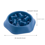 Gamelle Anti-Glouton Chien Antidérapante Slow Feeder