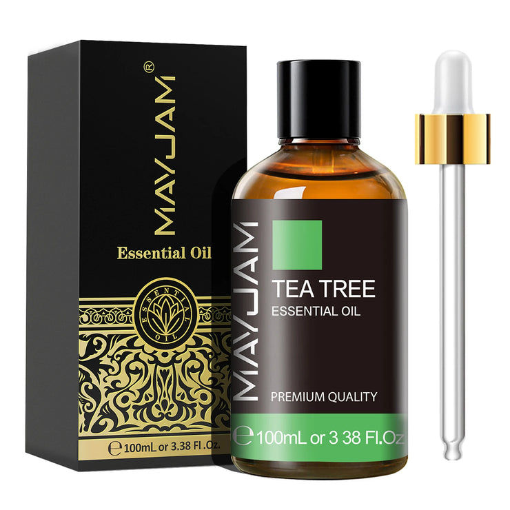 MAYJAM 1PCS 100ML Essential Oil with Dropper Sandalwood Lavender Eucalyptus Vanilla Aroma Oil For Humidifier Scent Candle Burner huile essentielle MAYJAM 1PCS 100ML avec huile de chandelier de lavande églucalyptus huile de vanille pour humidificateur brûl